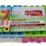 Clanax štipce na bielizeň plastové - 20ks