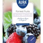 Aura Bispol Forest Fruits vonné čajové sviečky 6ks