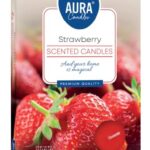 Aura Bispol Strawberry vonné čajové sviečky 6ks