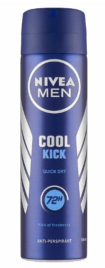 Nivea Men Cool Kick deospray 150ml Nivea Men Cool Kick deospray 150ml – Obrázok 1