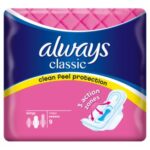 Always Classic Maxi clip 9ks dámske hygienické vložky