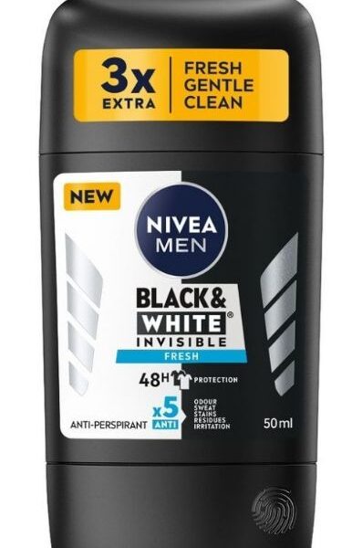 Nivea Men Invisible Black&White Fresh pánsky tuhý anti-perspirant 50ml