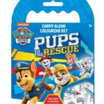 Paw Patrol Carry Along set omaľovaniek+voskovky 5ks