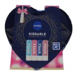 Nivea Kissable dámsky darčekový set 4ks - jemná starostlivosť a hydratácia pier