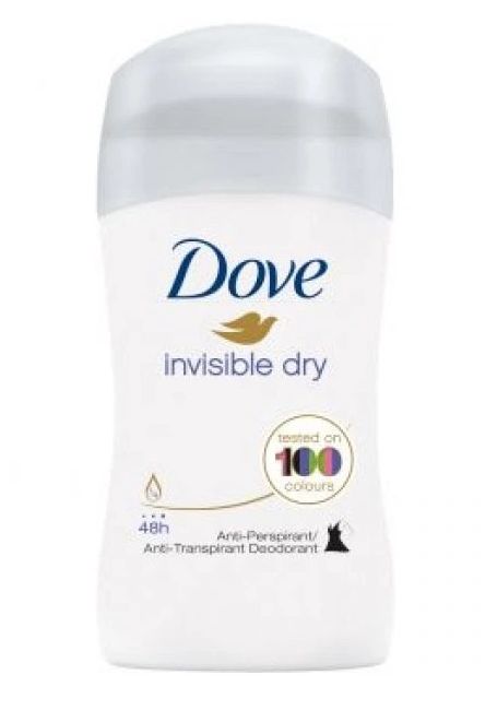 Dove Invisible Dry dámsky tuhý stick 40ml Dove Invisible Dry dámsky tuhý stick 40ml – Obrázok 1