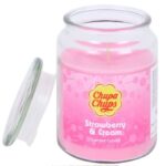 Chupa Chups Strawberry&Cream /jahoda&smotana/ vonná sviečka 510g