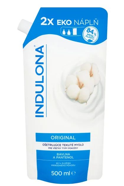 Indulona Original tekuté mydlo 500ml - náhradná náplň Indulona Original tekuté mydlo 500ml - náhradná náplň – Obrázok 1