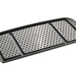 Odkvapkávač na topánky – čierny plast 79 × 39 cm