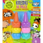 Prstové figúrky farbičky pre deti 6ks
