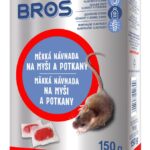 Bros mäkká návnada na myši a potkany 150g