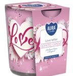 Aura Bispol Love Letter vonná sviečka 100g