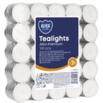 Aura Bispol Mini premium čajové sviečky 100ks 800g