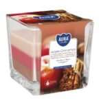 Aura Bispol Apple Cinnamon vonná sviečka 170g