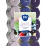 Aura Bispol Forest Fruits vonné čajové sviečky 30ks