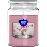 Aura Bispol Spa Garden vonná sviečka 500g