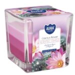 Aura Bispol Cactus Flower vonná sviečka 170g