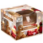 Aura Bispol Winter Cookies vonná sviečka 80g