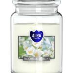 Aura Bispol Blooming Jasmine vonná sviečka 500g