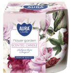 Aura Bispol Flower Garden vonná sviečka 100g