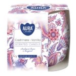 Aura Bispol Cashmere Vanilla vonná sviečka 100g