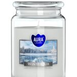 Aura Bispol Winter Air vonná sviečka 500g