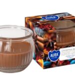 Aura Bispol Christmas Spices vonná sviečka 80g