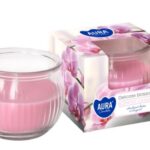 Aura Bispol Delicate Blossom vonná sviečka 80g