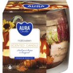 Aura Bispol Halloween vonná sviečka 100g