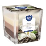 Aura Bispol Vanilla vonná sviečka 170g