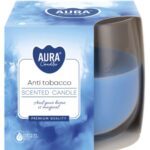 Aura Bispol Anti Tobacco vonná sviečka 130g