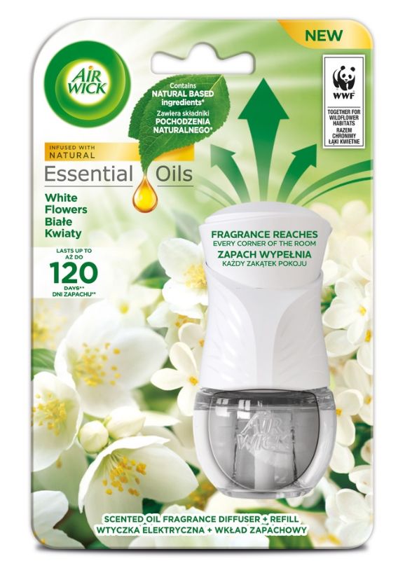 Air Wick Ivory Freesia Bloom komplet elektrický strojček + náhradná náplň 19ml Air Wick Ivory Freesia Bloom komplet elektrický strojček + náhradná náplň 19ml – Obrázok 1