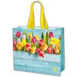 Taška pevná s uchom - Tulipány