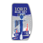 LORD BLUE SKY 2-britvový pánsky holiaci strojček +9 náhradných hlavíc