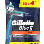 Gillette Blue 2 Plus strojček na holenie 14 ks – spoľahlivé každodenné oholenie