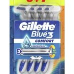 Gillette Blue 3 (Blue3) Comfort strojček na holenie 4ks