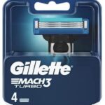 Gillette Mach3 Turbo náhradné hlavice 4ks