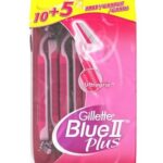 Gillette Blue2 Plus Ultragrip dámske holiace strojčeky 15ks