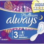 Always Platinum Ultra Night 3 dámske vložky 6ks