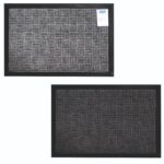 Rohožka Excelent DUO – guma + koberec 40 × 60 cm