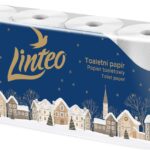 Linteo Satin toaletný papier 8ks 3-vrstvový 15m (Vianočná edícia)