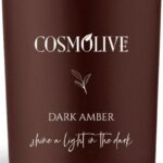 Prírodná sójová sviečka s vôňou tmavého jantáru - Cosmolive Dark Amber 210g