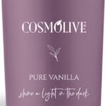 Prírodná sójová sviečka s vôňou čistej vanilky - Cosmolive Pure Vanilla 210g