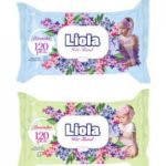 Liola Levanduľa detské vlhčené obrúsky 120ks Jumbo Pack uzatvárateľné s klipom