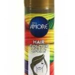 Amore farebný lak na vlasy - zlatý 150ml