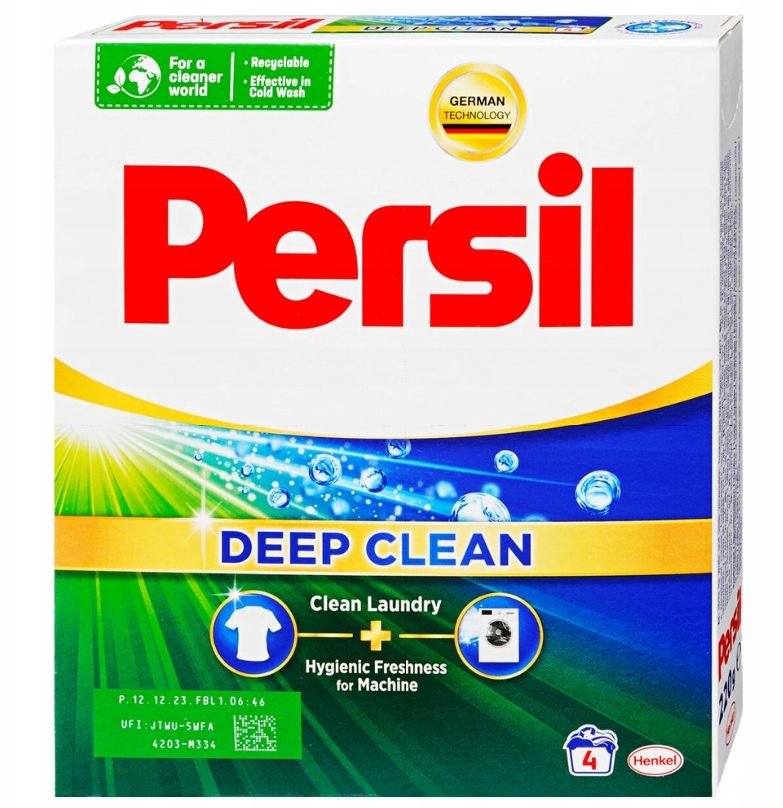 Persil Deep Clean prací prášok 220g na 4 prania Persil Deep Clean prací prášok 220g na 4 prania – Obrázok 1