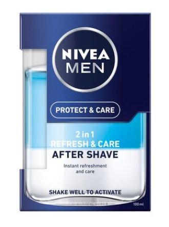 Nivea Protect&Care 2v1 voda po holení 100ml Nivea Protect&Care 2v1 voda po holení 100ml – Obrázok 1