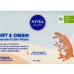 Nivea Baby Soft & Cream detské vlhčené utierky 57ks
