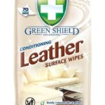 Greenshield Leather 4v1 vlhčené obrúsky 70ks
