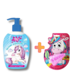 Set 1+1 ZDARMA, Chlapu Chlap Mliečna pena sprch.gél 236ml + bomba do kúpeľa Roh jednorožca 50g