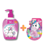 Set 1+1 ZDARMA, Chlapu Chlap Wafle sprch.gél 236ml + bomba do kúpeľa Hlava jednorožca 50g